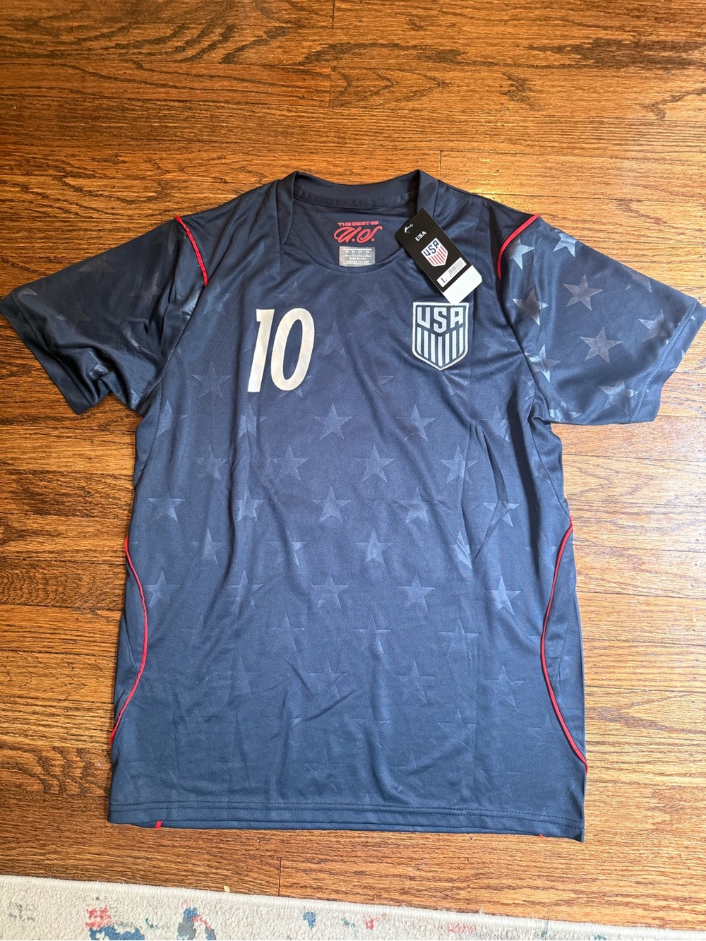 Pulisic #10 Navy Mens Soccer Jersey and Shorts - USA - Picture 2 of 12